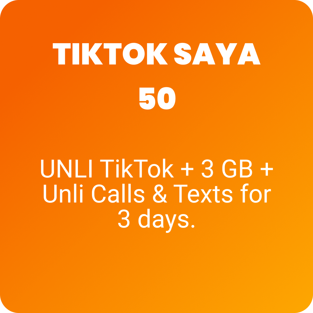 TIKTOK SAYA 50